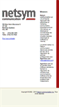 Mobile Screenshot of netsym.com